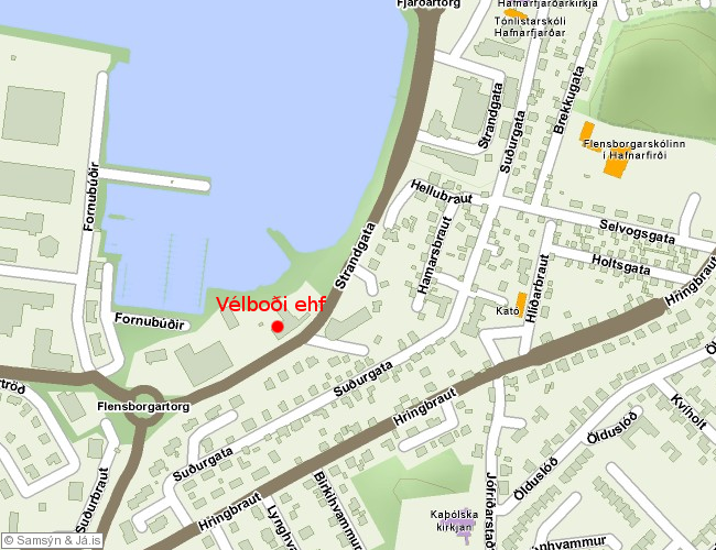 Staðsetning Vélboða ehf.